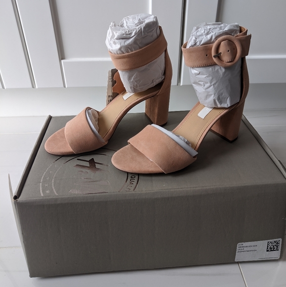 NWT H&M Leather Heel Sandals - Picture 3 of 7